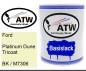 Preview: Ford, Platinum Dune Tricoat, BK / M7306: 1L Lackdose, von ATW Autoteile West.